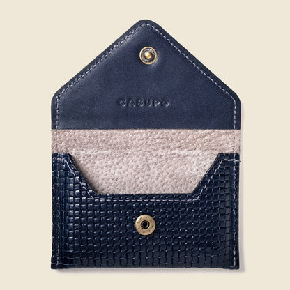 CASUPO Envelope Wallet Mini Envelope Wallet With RFID protection - Navy Limited Edition
