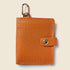 CASUPO Small Bifold Wallet with Snap and Key Ring - Tan Limited Edition