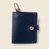 CASUPO Small Bifold Wallet with Snap and Key Ring - Navy Limited Edition