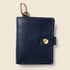 CASUPO Small Bifold Wallet with Snap and Key Ring - Navy