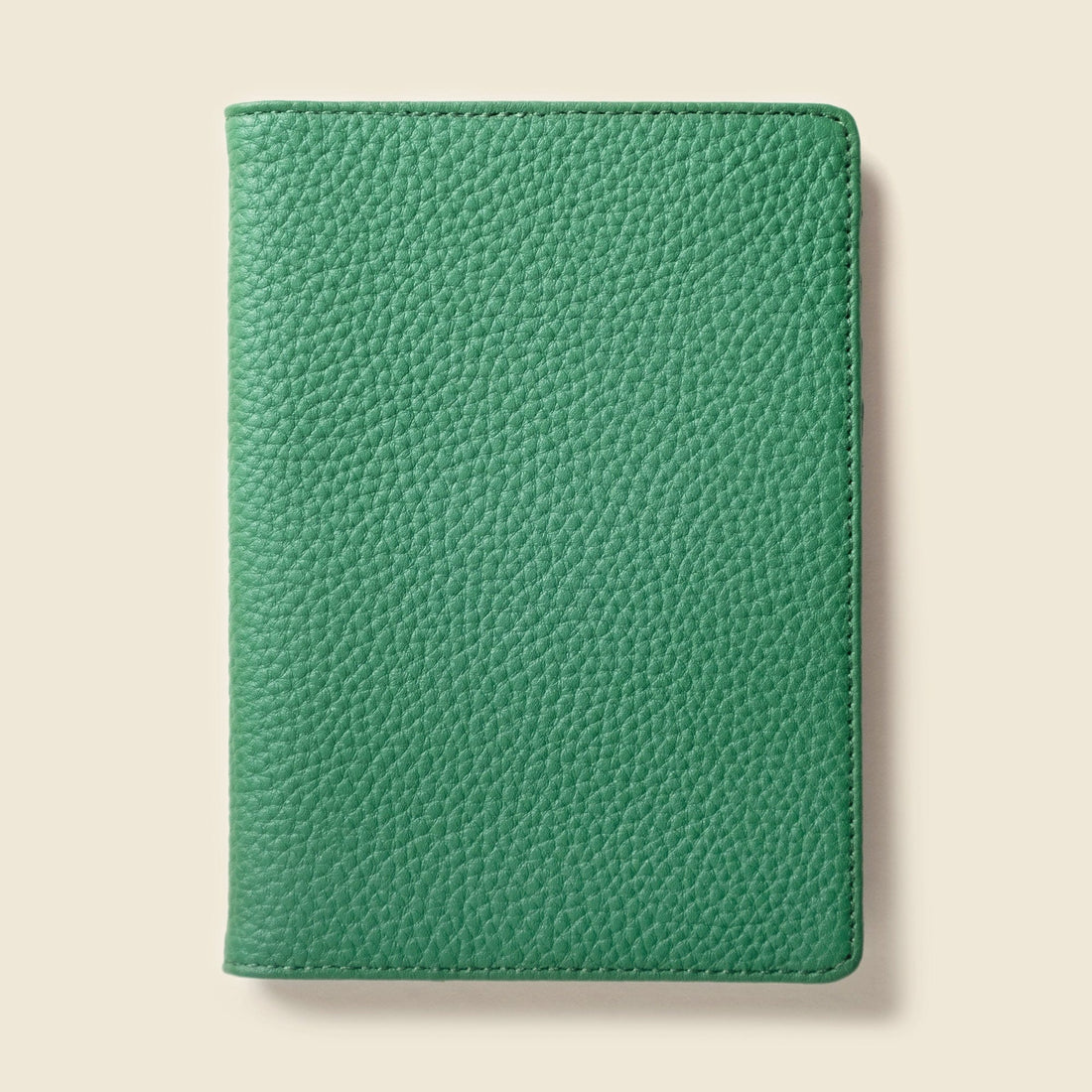 Leather Passport Wallet with RFID - Green