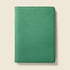 CASUPO Small Leather Goods Leather Passport Wallet with RFID - Green