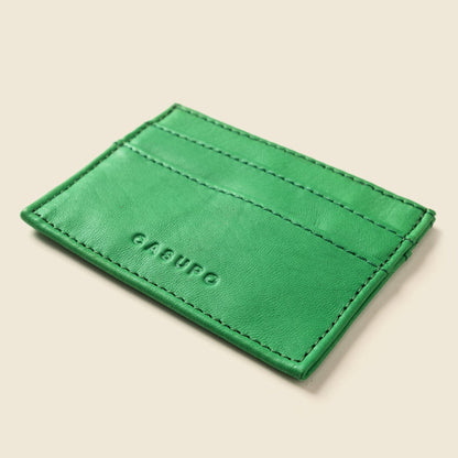CASUPO Slim Card Holder Slim Card Holder Wallet With RFID Protection - Green