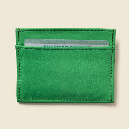 CASUPO Slim Card Holder Slim Card Holder Wallet With RFID Protection - Green