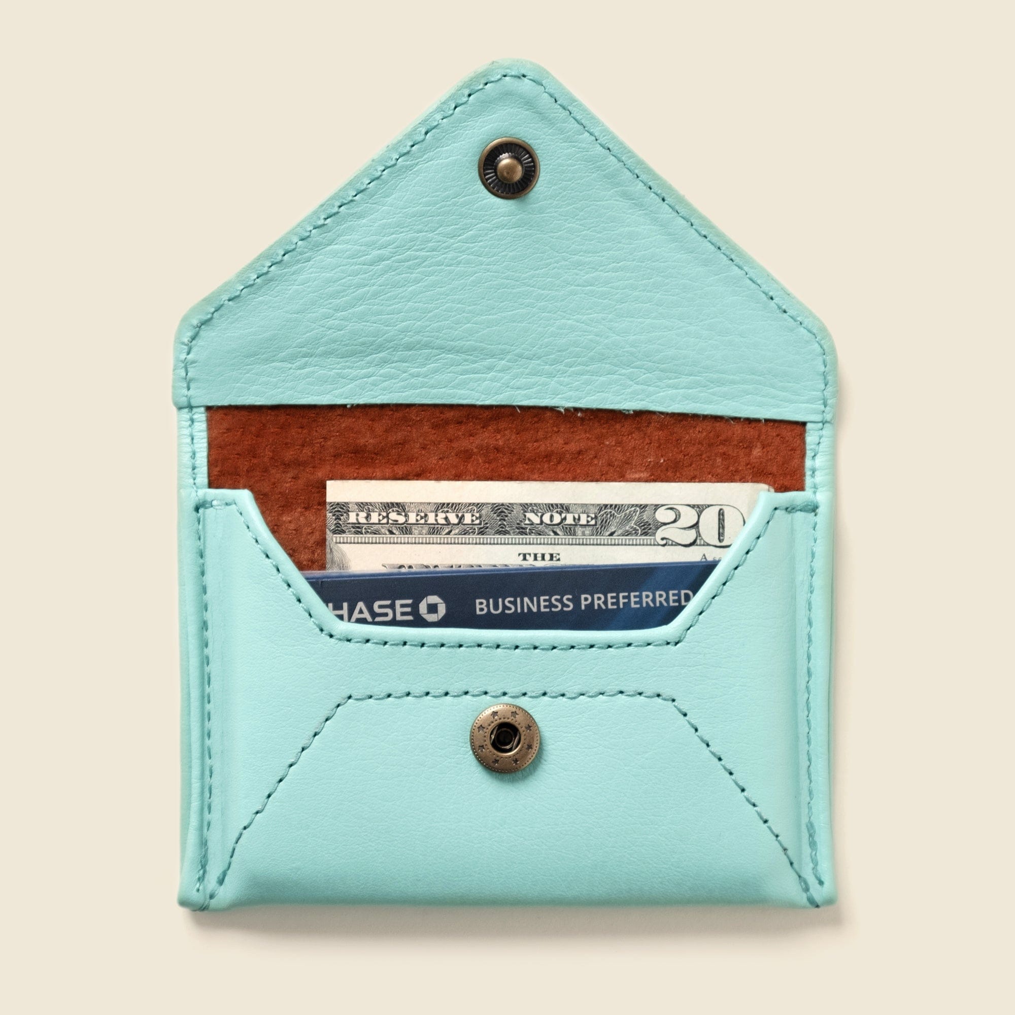CASUPO Envelope Wallet Mini Envelope Wallet With RFID protection - Baby Blue