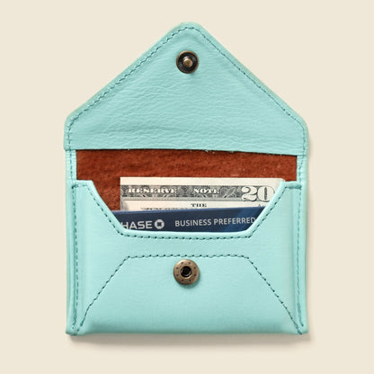 CASUPO Envelope Wallet Mini Envelope Wallet With RFID protection - Baby Blue