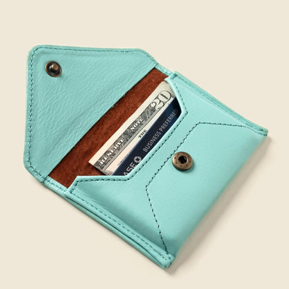 CASUPO Envelope Wallet Mini Envelope Wallet With RFID protection - Baby Blue