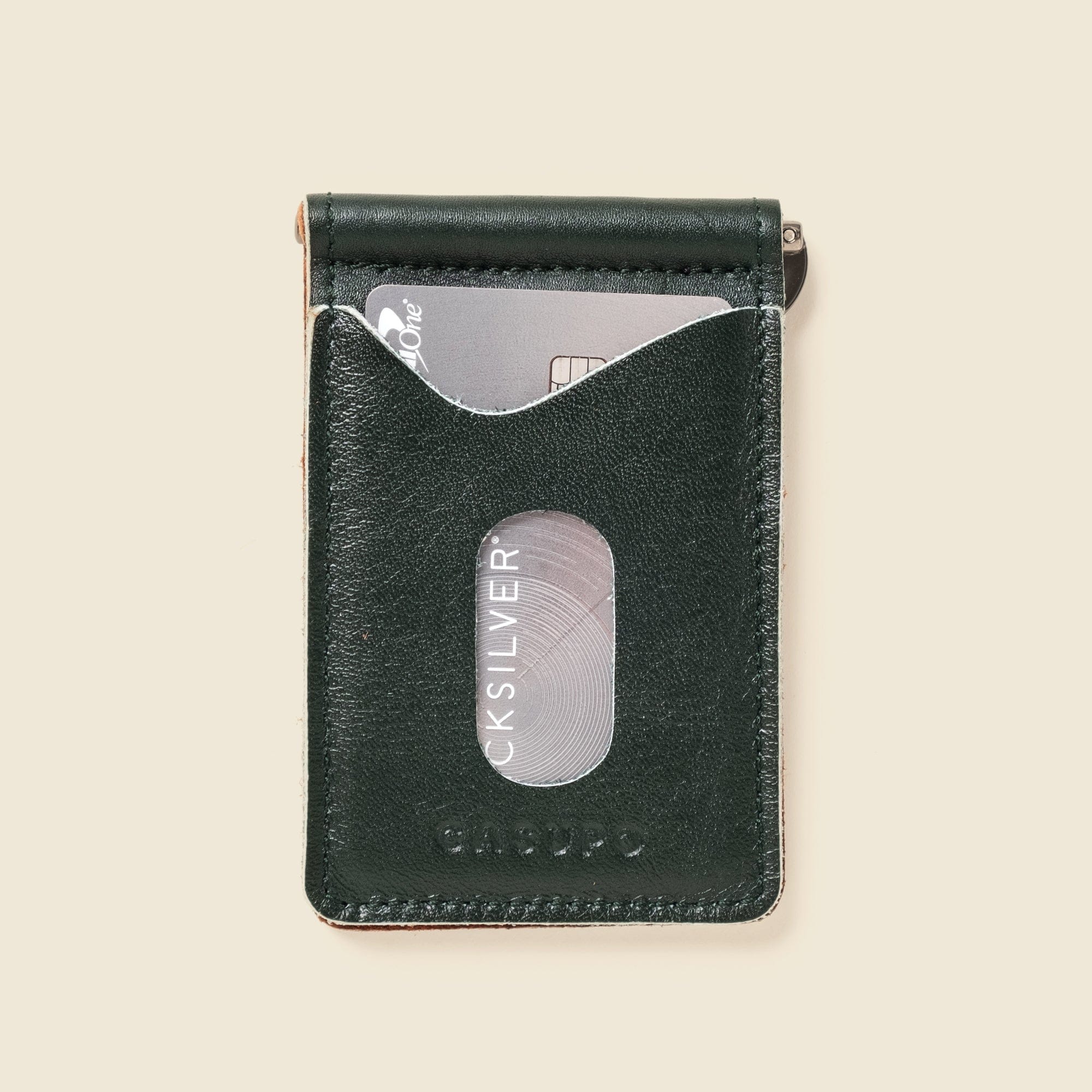 CASUPO Money Clip Wallet Money Clip Wallet - Green
