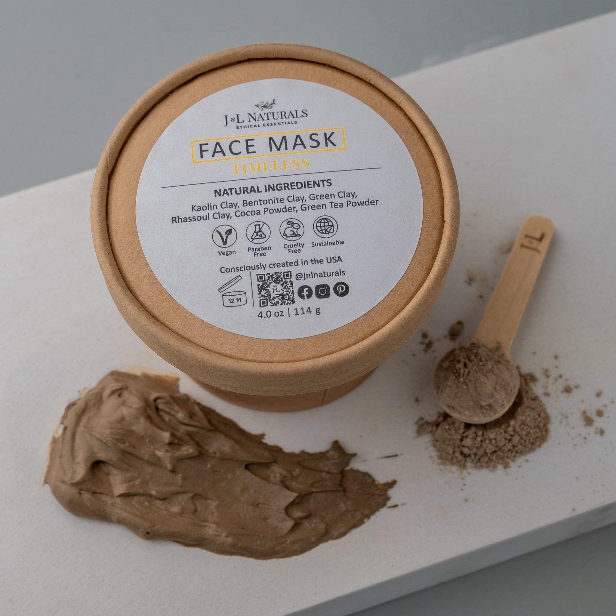 J&amp;L Naturals Face Mask 4.0 oz / Timeless Face Mask