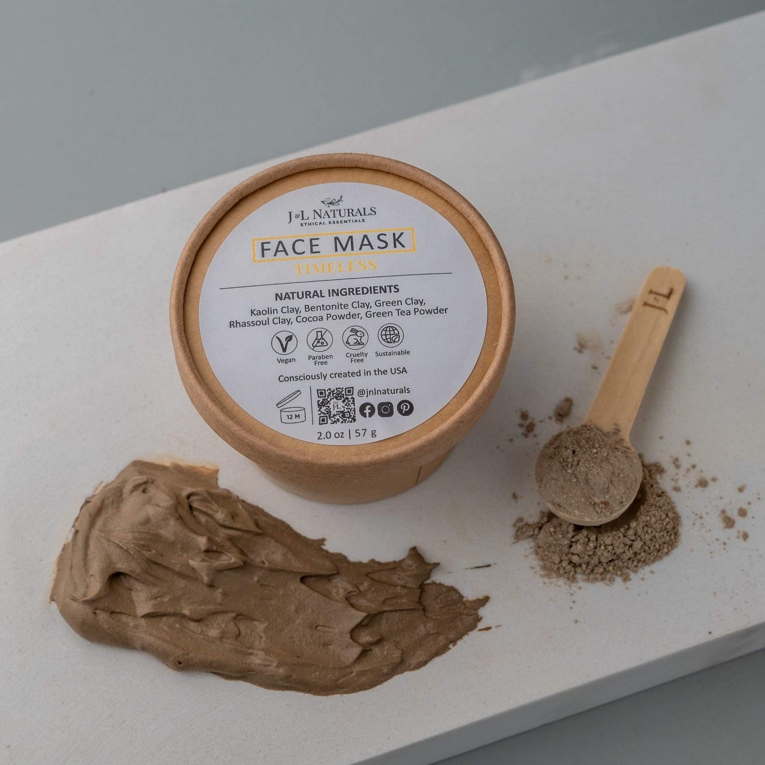 J&amp;L Naturals Face Mask 2.0 oz / Timeless Face Mask