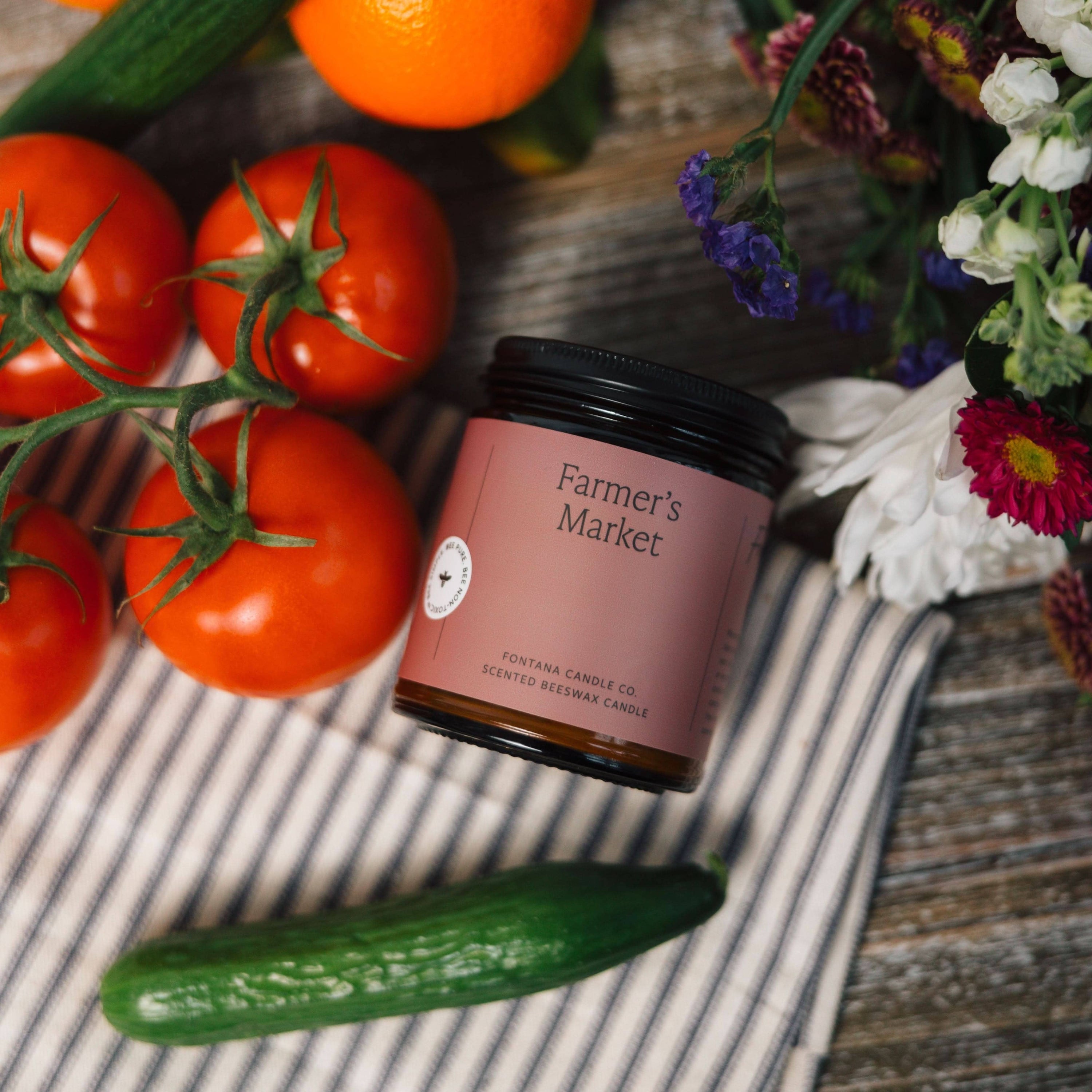 Fontana Candle Co Candles 9 oz Straight Sided Jar Farmer&