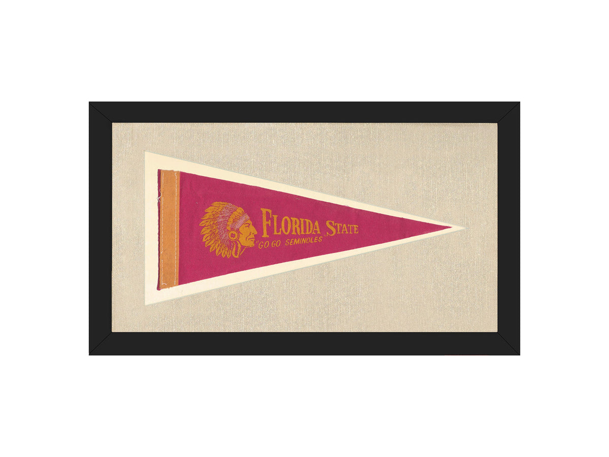 Vintage Florida State University Pennant (circa 1950s)
