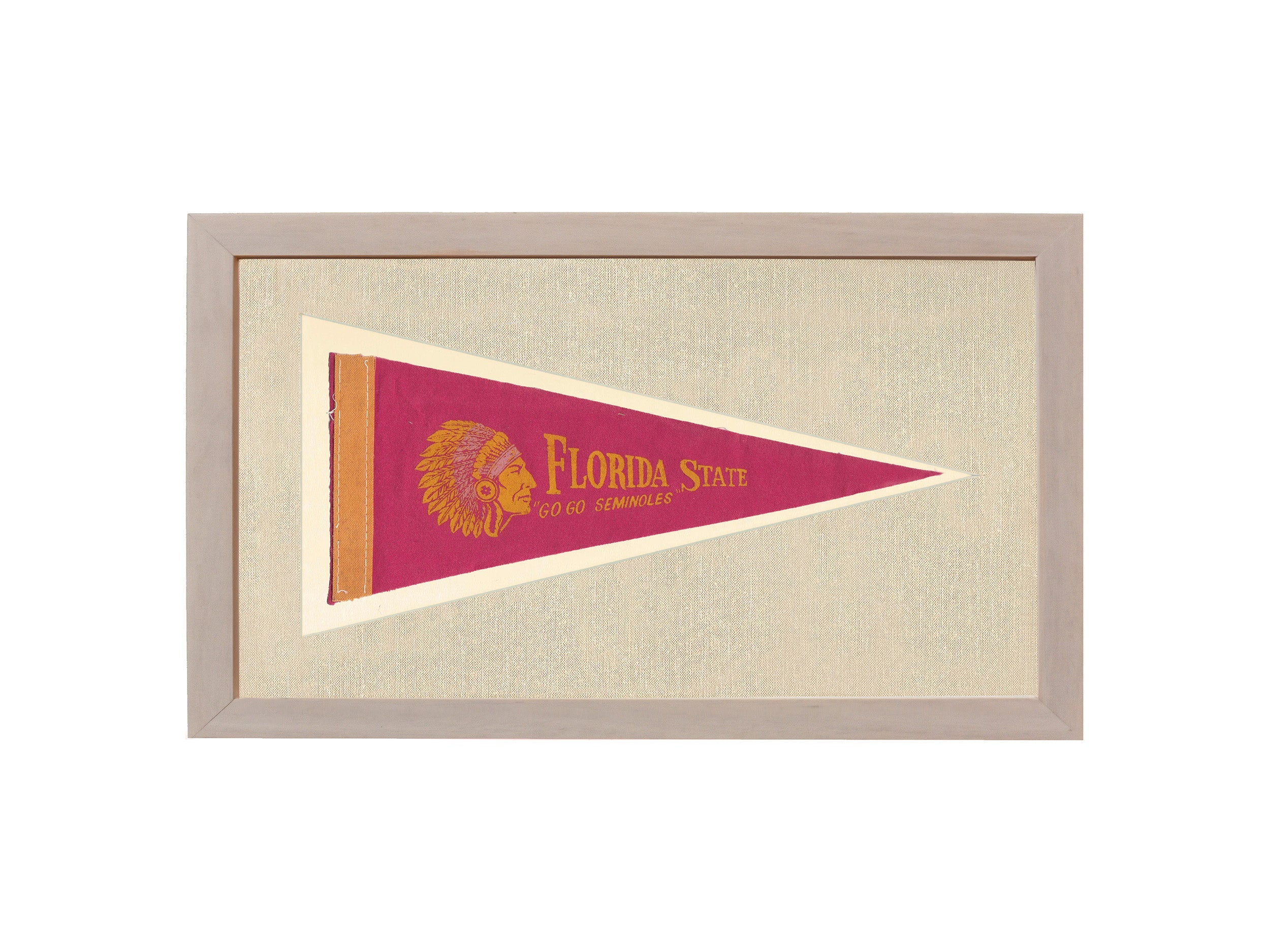 Vintage Florida State University Pennant (circa 1950s)