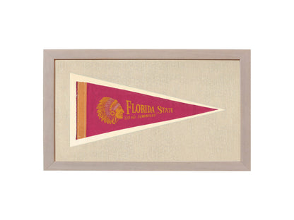 Vintage Florida State University Pennant (circa 1950s)