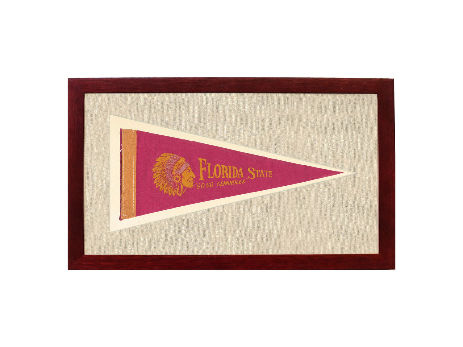 Vintage Florida State University Pennant (circa 1950s)