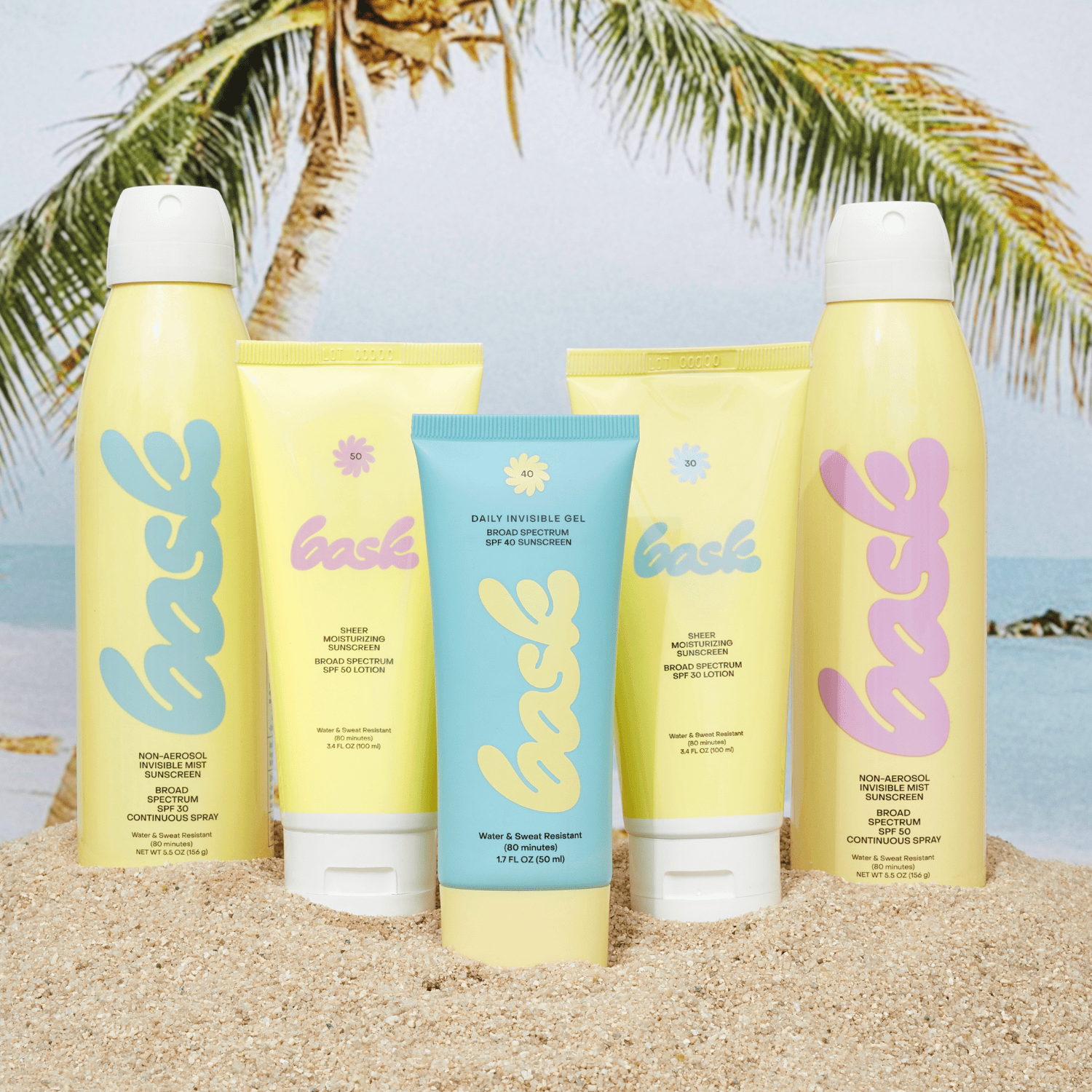 Bask Suncare Sunscreen The Fab Five