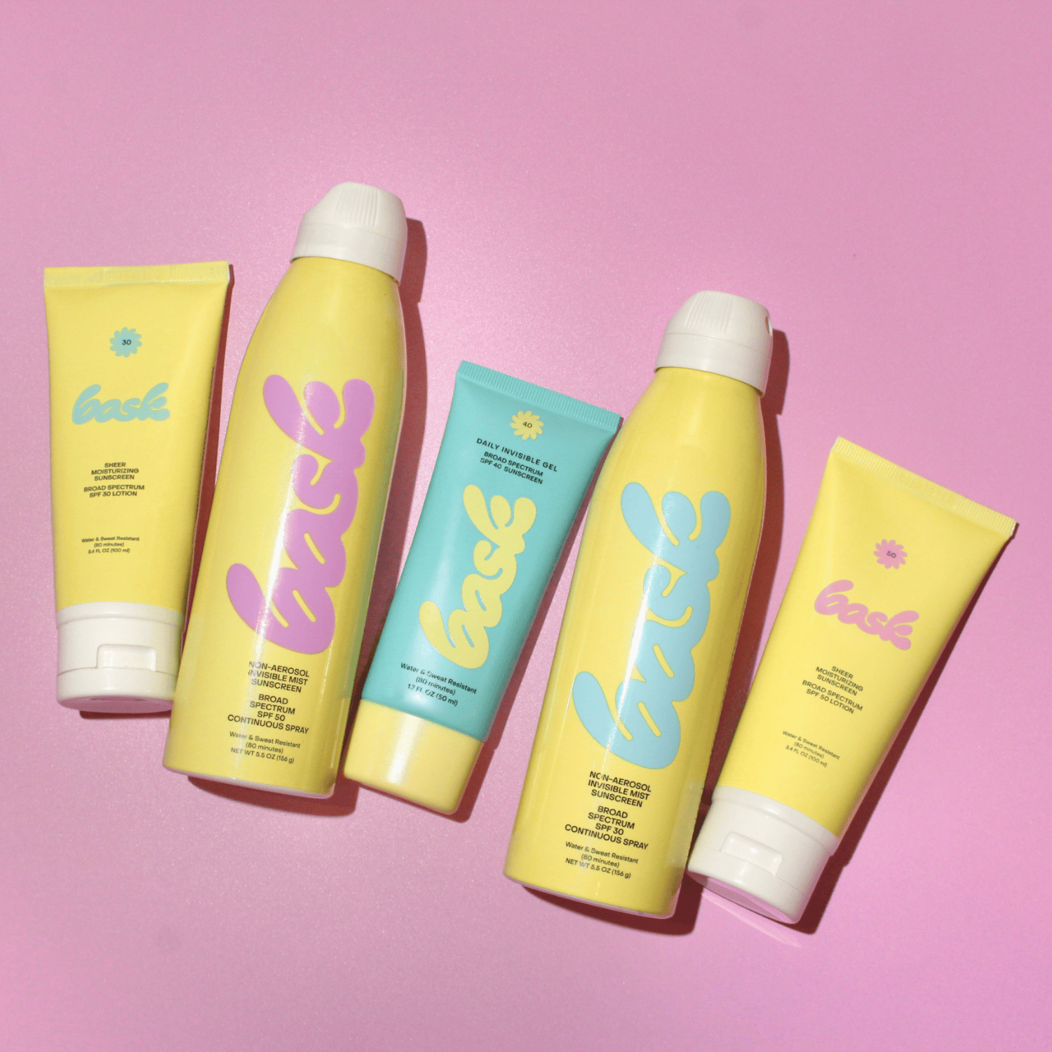 Bask Suncare Sunscreen The Fab Five