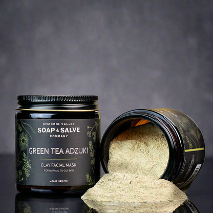 Clay Face Mask: Green Tea &amp; Adzuki