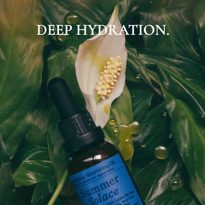 Summer Solace Tallow Face and Hair Oil Emanations Face Oil – Deeply Nourishing | Champa, Tuberose &amp; White Ginger Lil