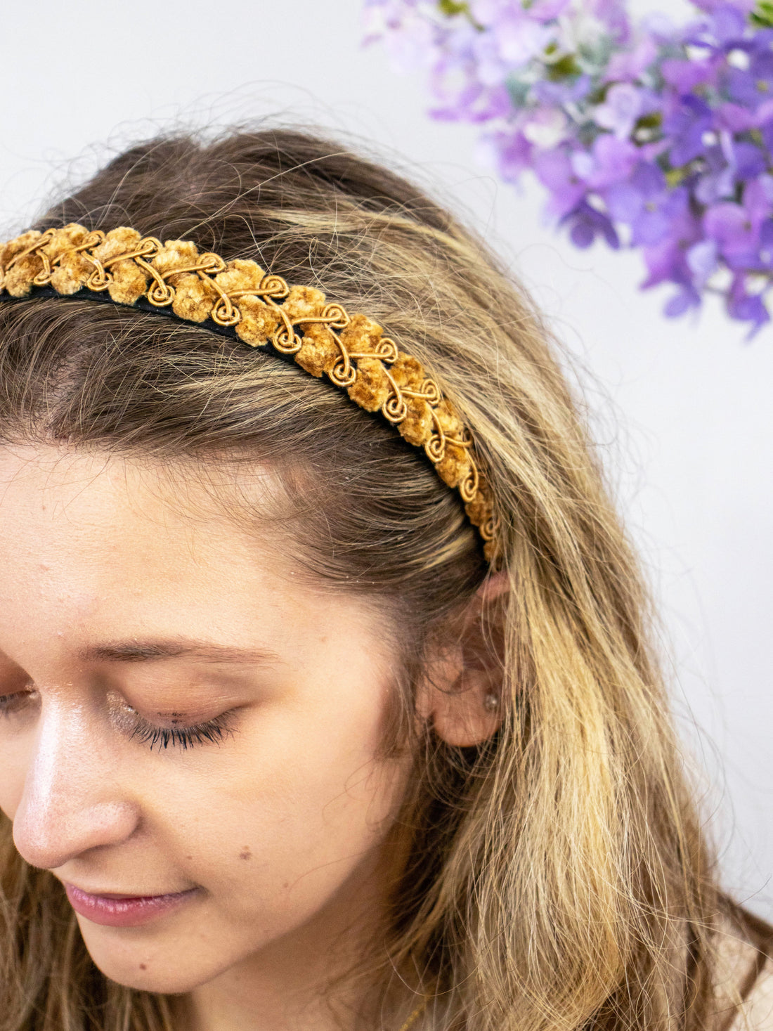 Golden Swirls Headband - My American Goods