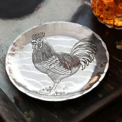 Farmhouse Rooster Coaster