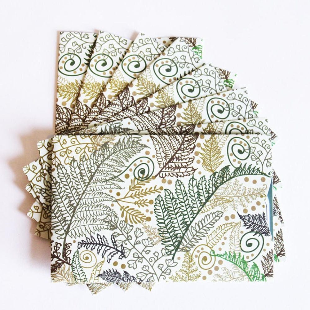 Rogue Industries RFID Sleeve Fern - 8 Credit Card Sleeves Pack + 2 Passport Sleeves RFID Blocking Credit Card Sleeves - Fern