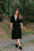 Field Day Dress Finley Dress in Black Linen