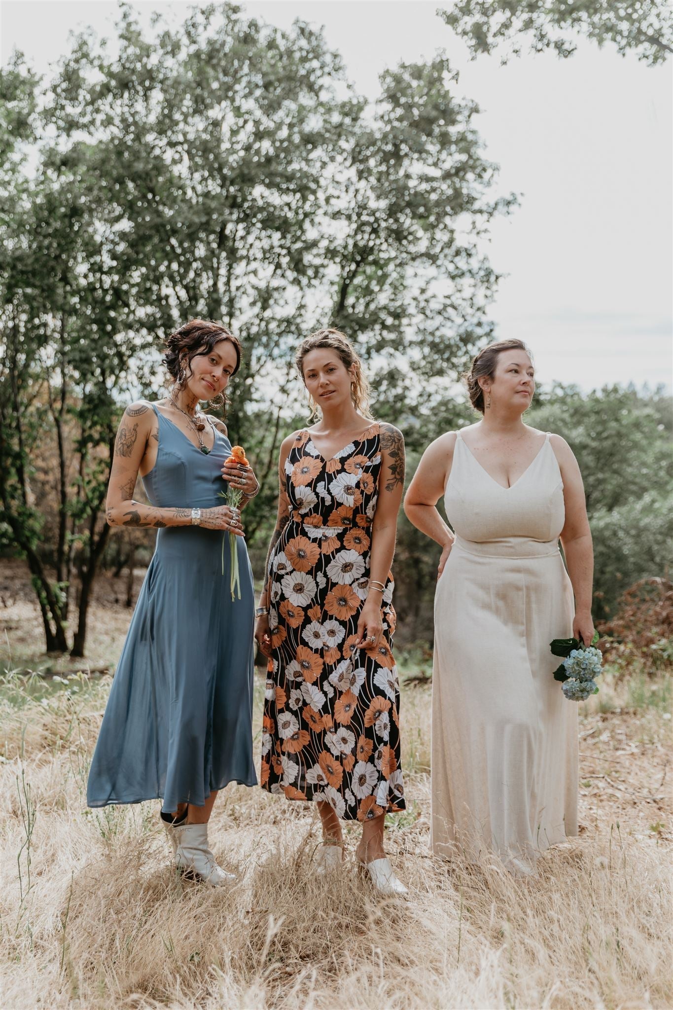 Meadow Dress in BB Blue Challis