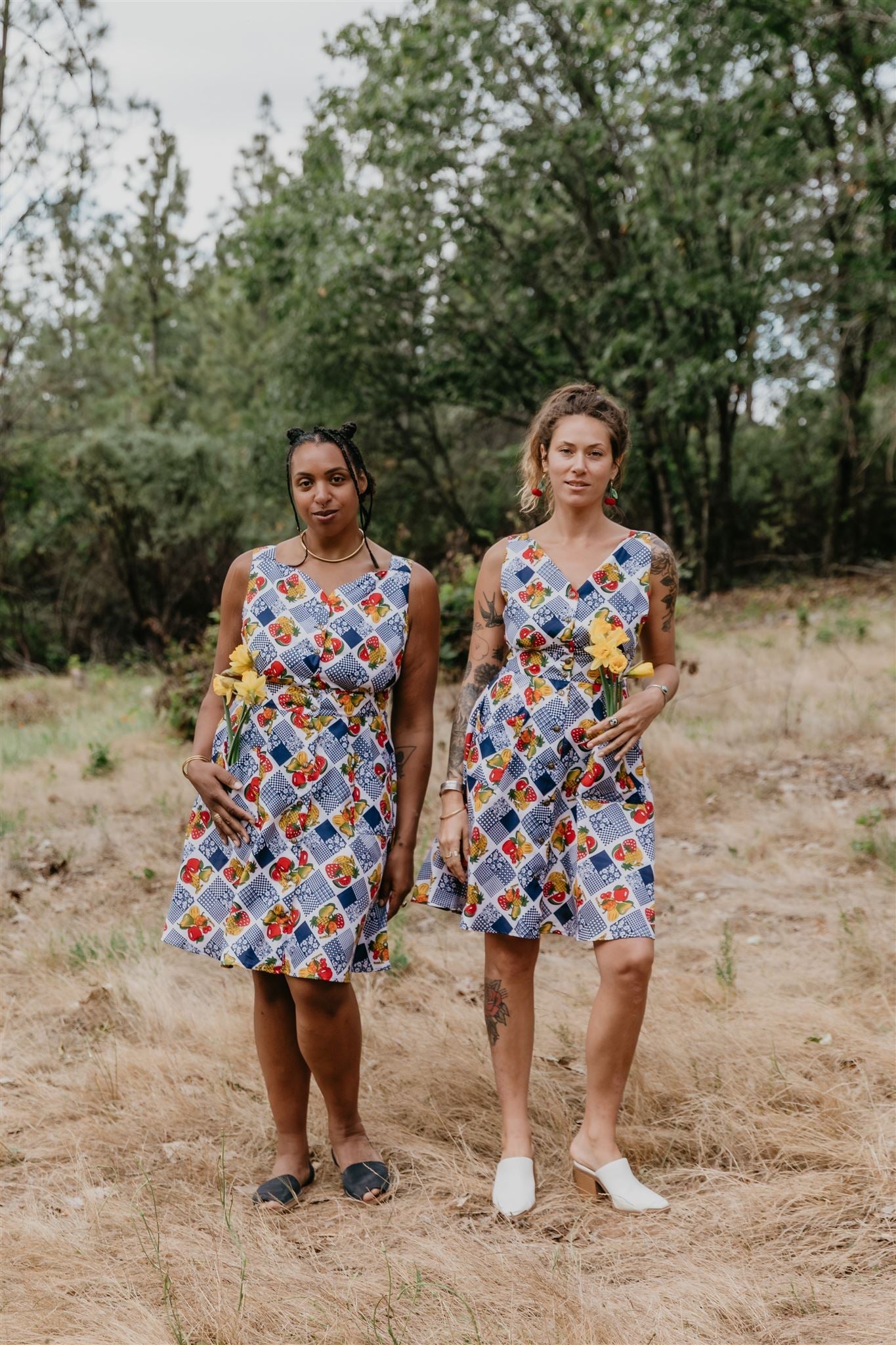 Sheet Dress in Sweet Fruits