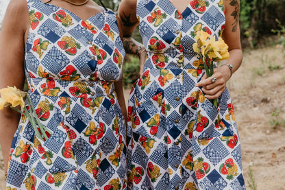 Sheet Dress in Sweet Fruits