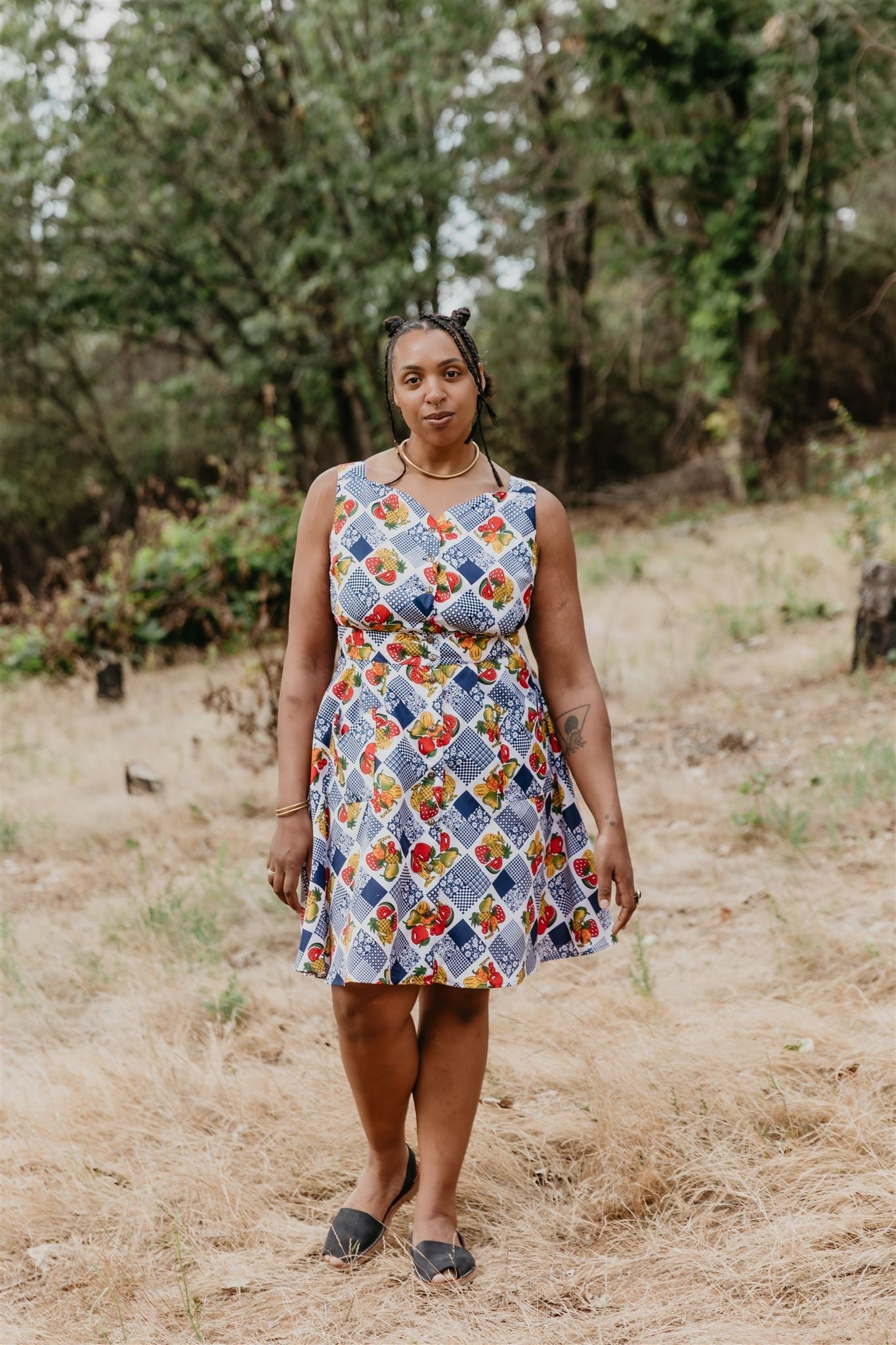 Sheet Dress in Sweet Fruits