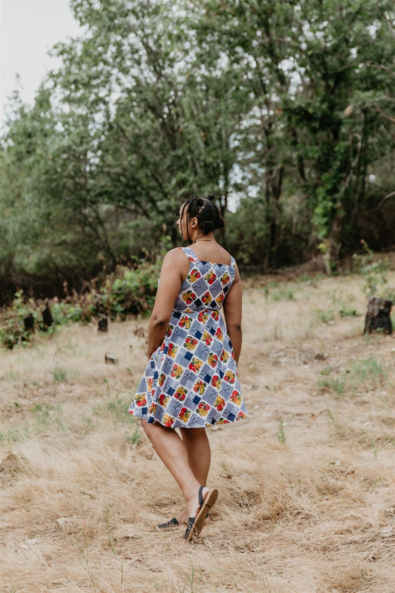 Sheet Dress in Sweet Fruits