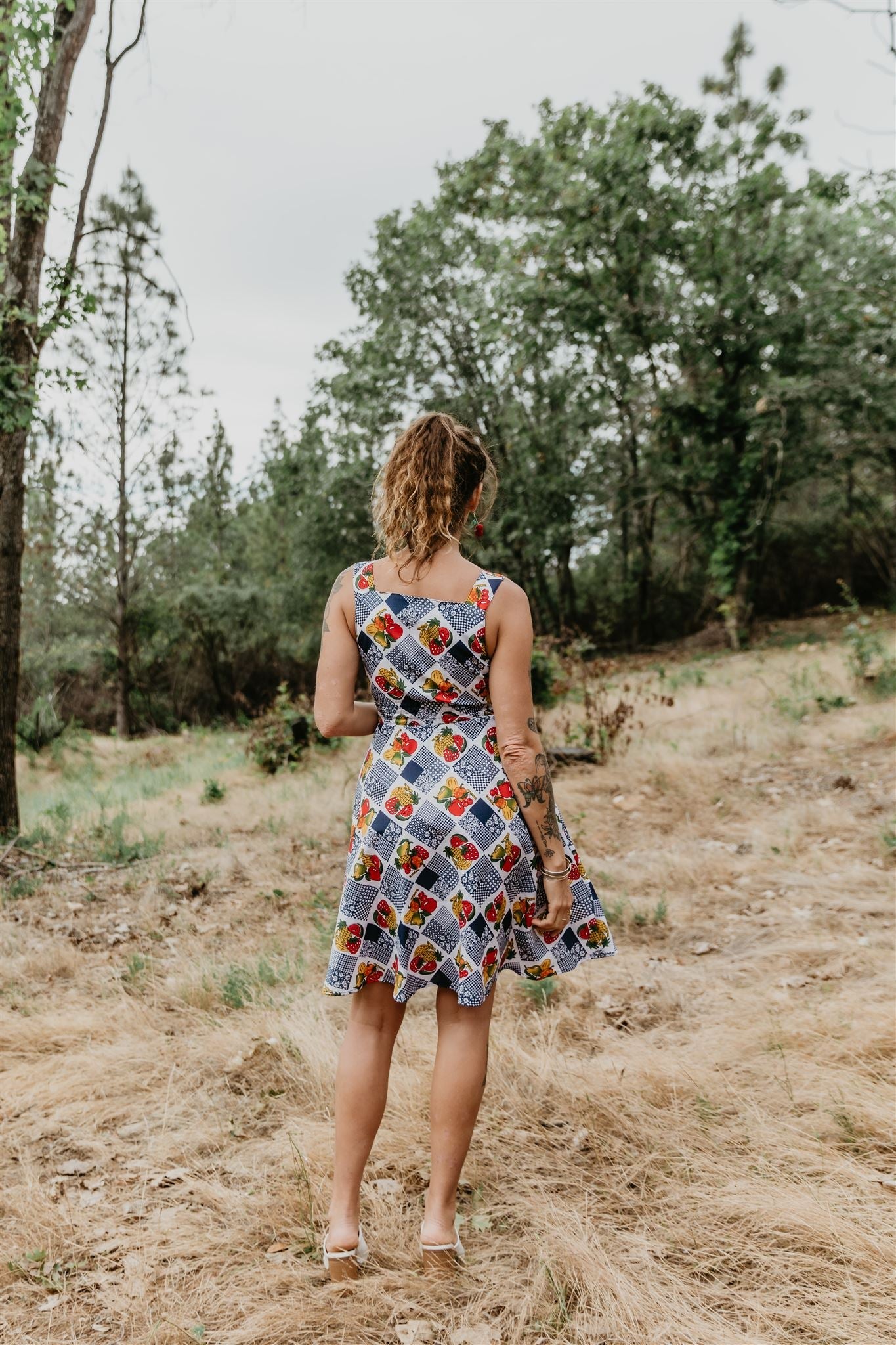 Sheet Dress in Sweet Fruits