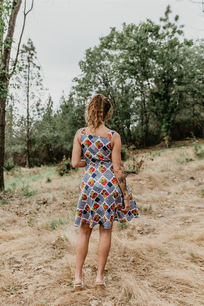 Sheet Dress in Sweet Fruits