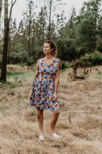 Sheet Dress in Sweet Fruits