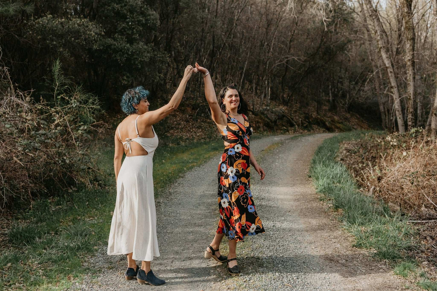 Field Day Dress Meadow Dress in Abstract Floral