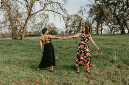 Field Day Dress Meadow Dress in Abstract Floral