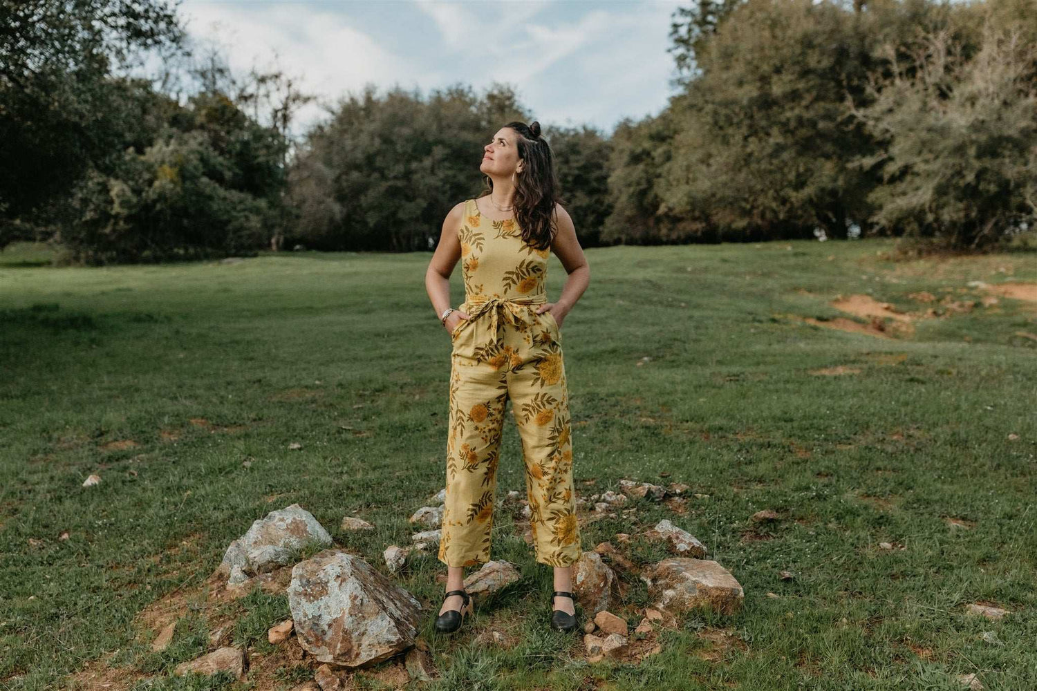 Field Day Jumpsuit Liberty Jumpsuit in Mustard Marigold