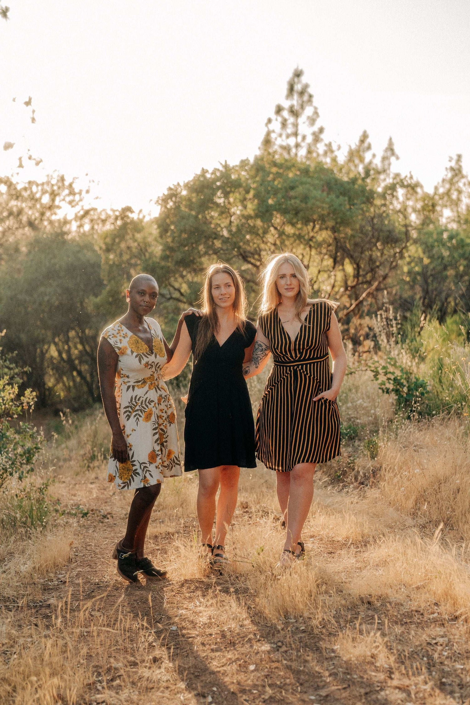Field Day Dress Spicy Xena 2.0 in Black Challis