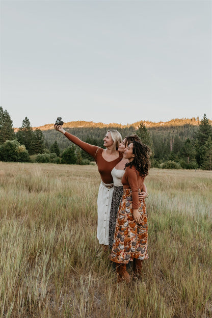 Camille Top in Sienna Brown