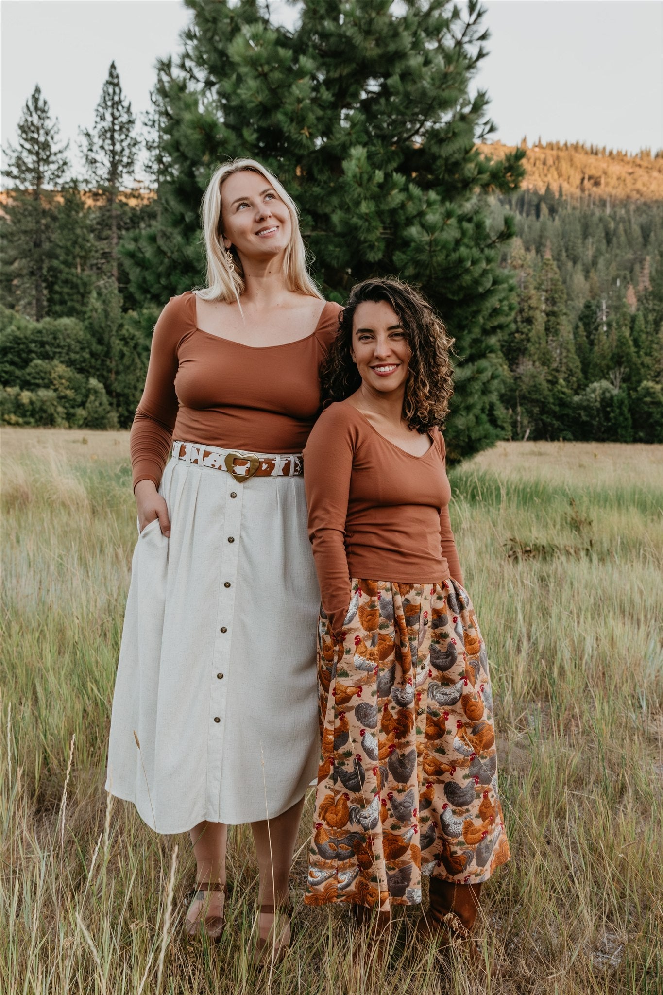 Camille Top in Sienna Brown