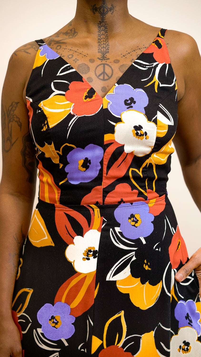 Field Day Dress Meadow Dress in Abstract Floral