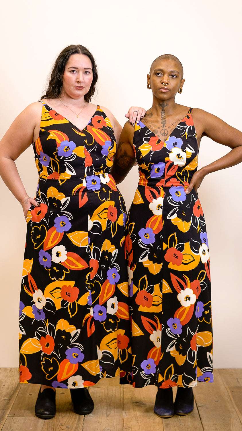 Field Day Dress XS Meadow Dress in Abstract Floral