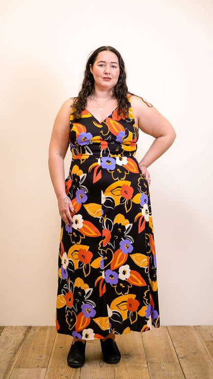 Field Day Dress Meadow Dress in Abstract Floral