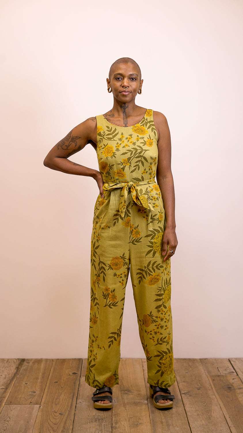 Field Day Jumpsuit XS Liberty Jumpsuit in Mustard Marigold