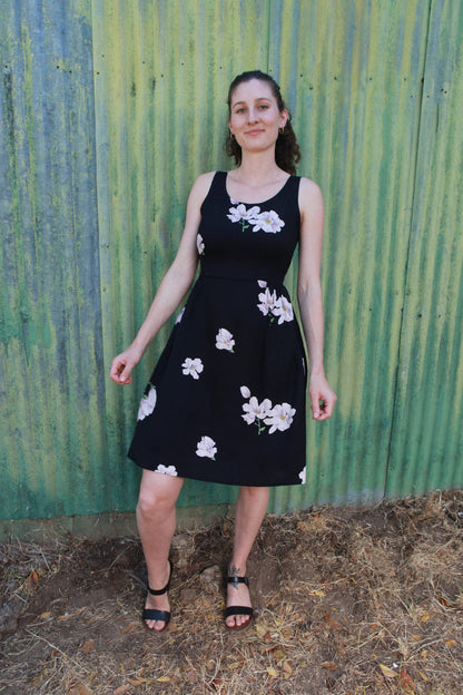 Field Day SS20 Hannah Dress in Black Magnolia