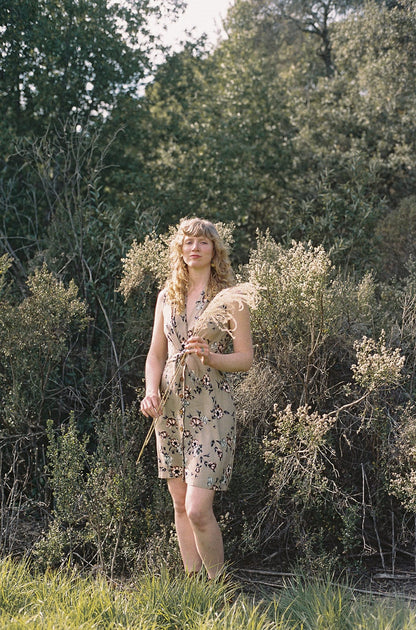 Field Day Dress XS Paloma Dress in Taupe Floral