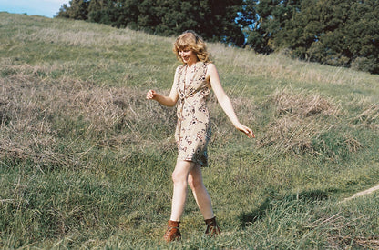 Field Day Dress Paloma Dress in Taupe Floral