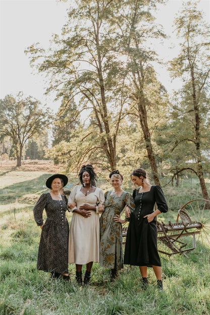 Field Day Dress Prairie Dress in Slate Marigold