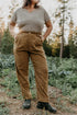 Field Day Pants Perfect Pant in Brown Checker